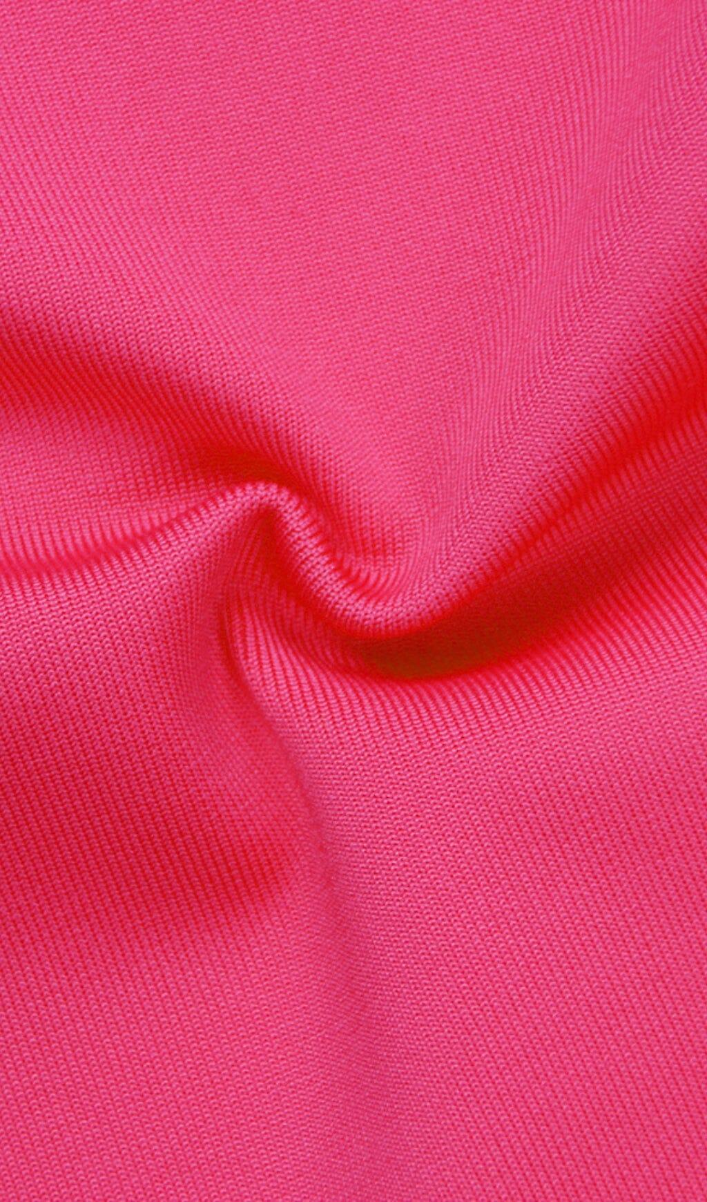 LONG SLEEVE OPEN BACK SLIT DRESS IN ROSE RED